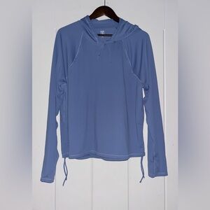 Title‎ Nine Sunbuster  Long Sleeve Hoodie Women XL Beach Rashguard NEW Pullover